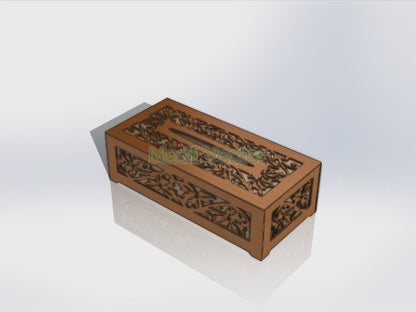 Laser Cut Files - Tissue Box