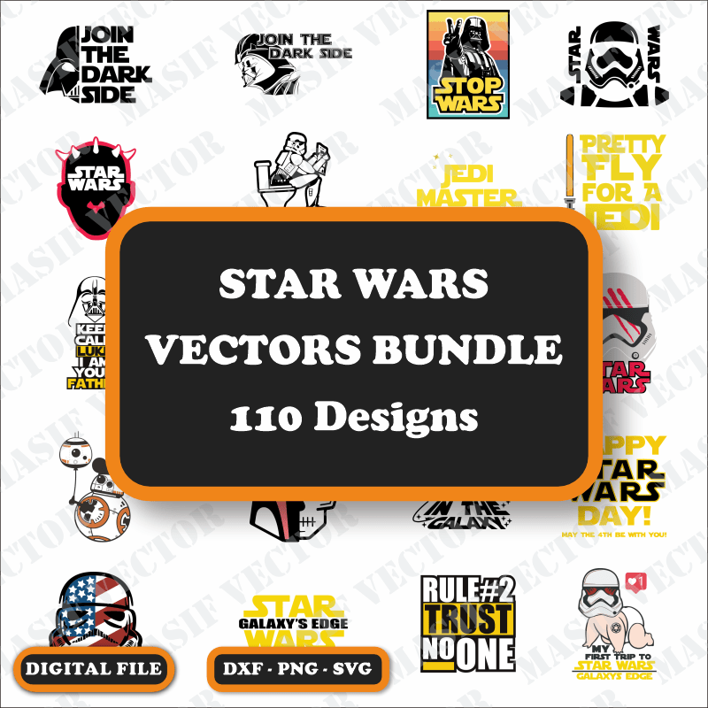 Vector Files - Star Wars Bundle - Vector Files - Masif Vector